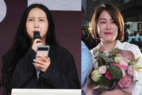 정유라와 문다혜.<연합뉴스>